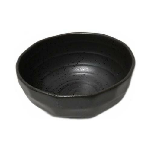 【飲食店定番】3.0丸小鉢 黒志野 φ9.5×φ9.5×4.8(cm)/10入り