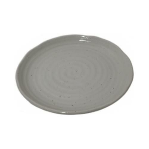 【飲食店定番】粉引釉 7.0皿 21.5×21.5×2.4(cm) 15入