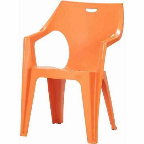 業務用椅子 PCチェアー アンジェロ オレンジ(12276) KRETA 4個入
