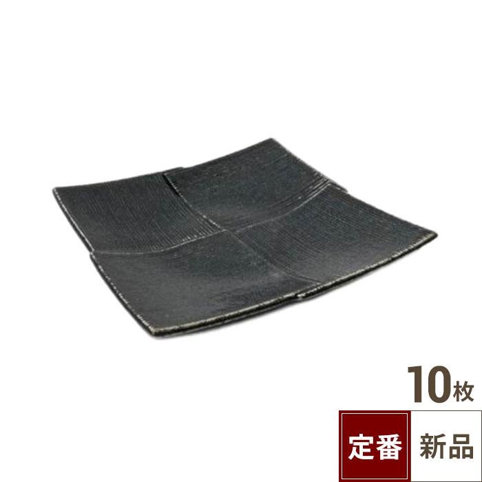 【飲食店定番】紺青筋入り市松 大（18.5cm）10入