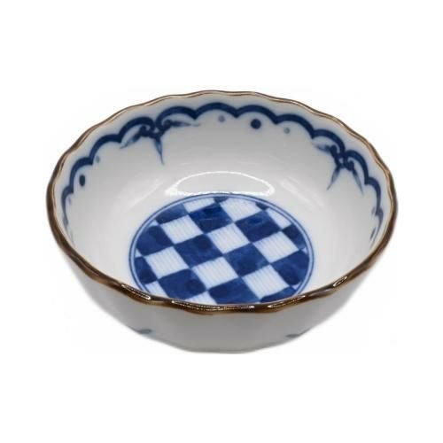 【飲食店定番】吉祥市松 菊形3.5鉢 φ10.5×φ10.5×4.2(cm) 10入
