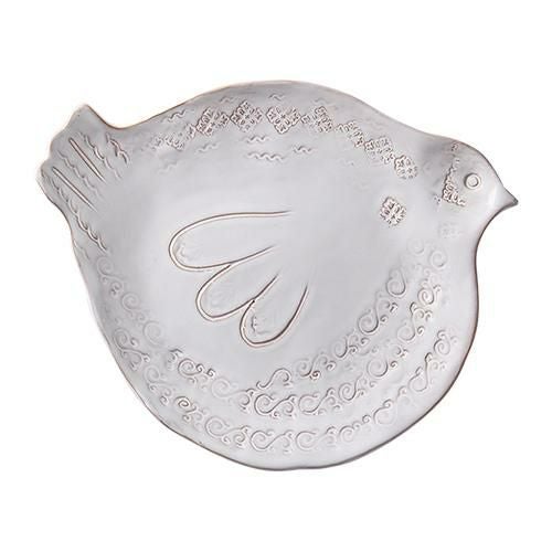 【バード プレート27cm】 VIRGINIACASA 幅270×奥行220×高さ20/30(mm)