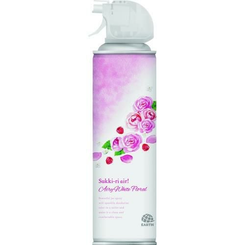 アース トイレのスッキーリエア！Sukki-ri air！エアリーホワイトフローラルの香り
