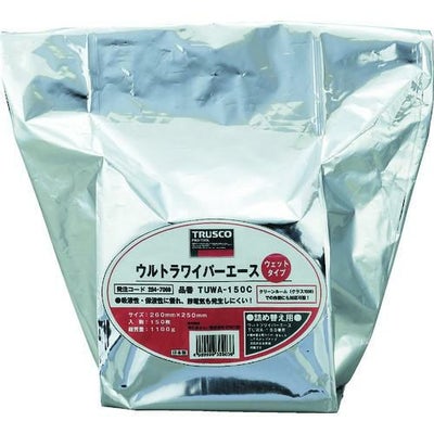 TRUSCO ウルトラワイパーエース ウエットタイプ 詰替用 150枚入
