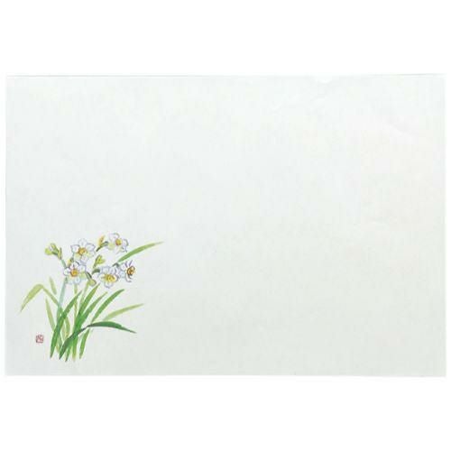 紙)尺3和紙マット(Eタイプ)水仙(100入)