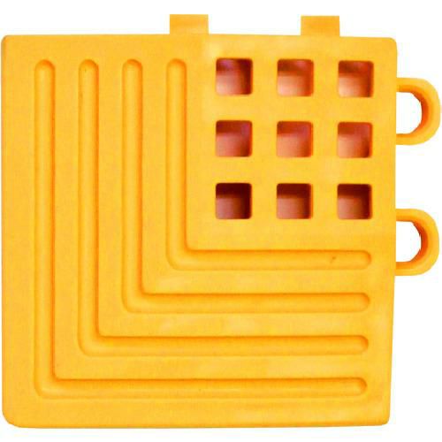 テラモト タッチマット2専用ふち 角ふち 黄