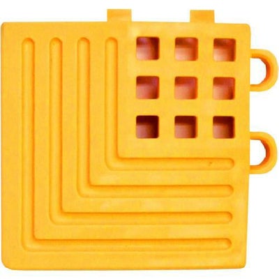 テラモト タッチマット2専用ふち 角ふち 黄