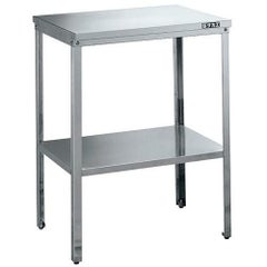 ステンレス小型作業台 SK4-600/外寸：幅600×奥行450×高さ800mm
