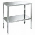 ステンレス小型作業台 STK4-074/外寸：幅750×奥行450×高さ800mm