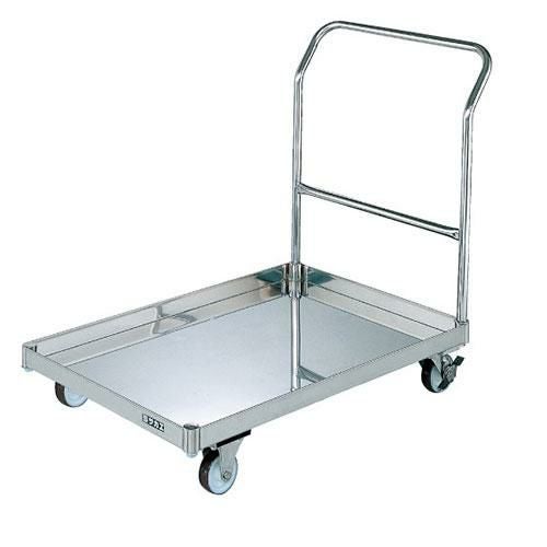 ステンレスパール台車 SU-K1CSS 幅750×奥行500×高さ860mm/