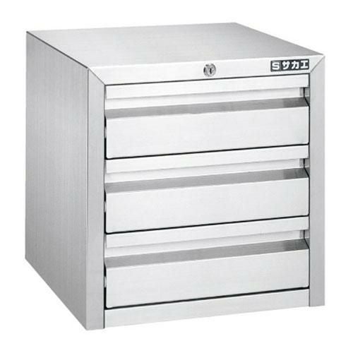 ステンレスミニキャビネット MNC-3SU 幅420×奥行430×高さ410mm/