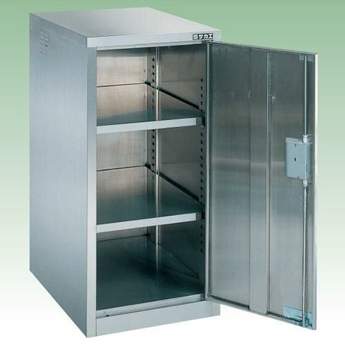 ステンレス薬品保管庫 SU-45B 幅450×奥行600×高さ900mm/