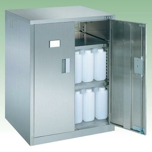 ステンレス薬品保管庫 SU-70B 幅710×奥行600×高さ900mm/