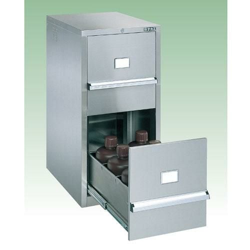 ステンレス薬品保管庫 SU-22S 幅450×奥行600×高さ900mm/