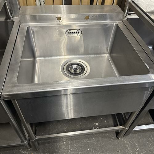 中古】作業台 BGあり 幅850×奥行700×高さ840 【送料別途見積】【業務用