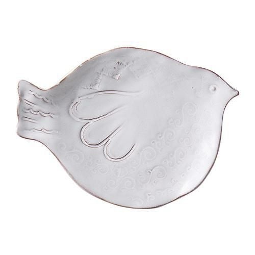 【バード プレート18cm】 VIRGINIACASA 幅180×奥行130×高さ20/25(mm)