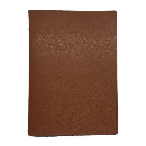 メニューブック 高級合皮 (A4 4ページ仕様) TOM-009 ブラウン (15冊入)（A4サイズ）