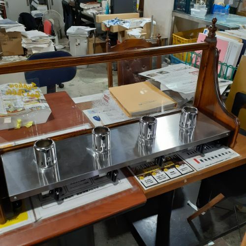 サイフォンガステーブル SSH-504SD (4連) LPガス【業務用/送料別
