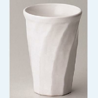 ☆粉引ねじりカップ