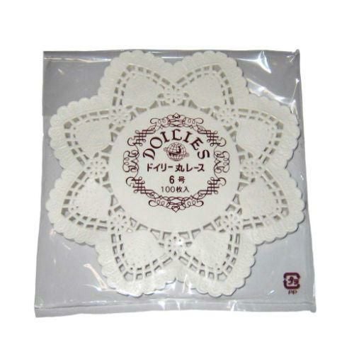 ドイリーレースペーパー丸型500枚入 6号