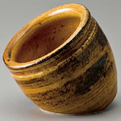 壺 (飴斑点たこ壷(大)/直径10.5×H11.3cm