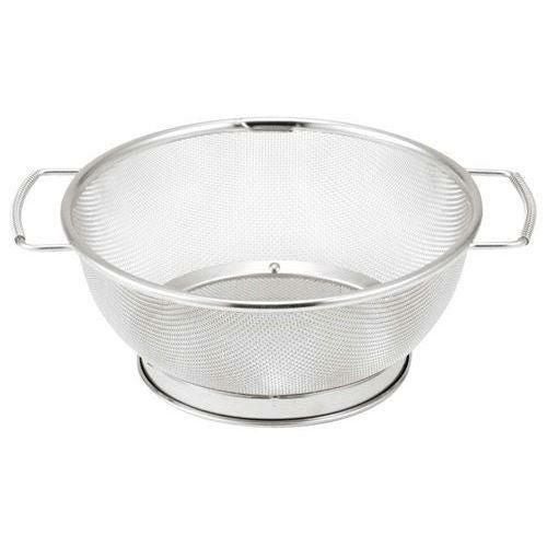 ザル 24cm B型手付 18-8 MI