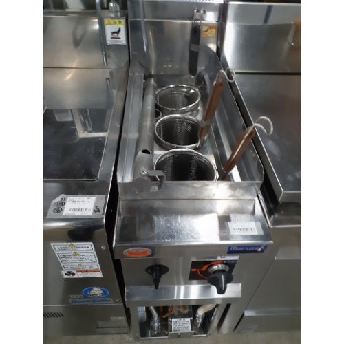 業界最長1年保証】【中古】ゆで麺機 3テボ マルゼン MRY-03 幅255×奥行