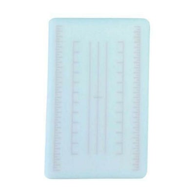 積層式調理用 目盛り入りまな板 長方形 S ブルー