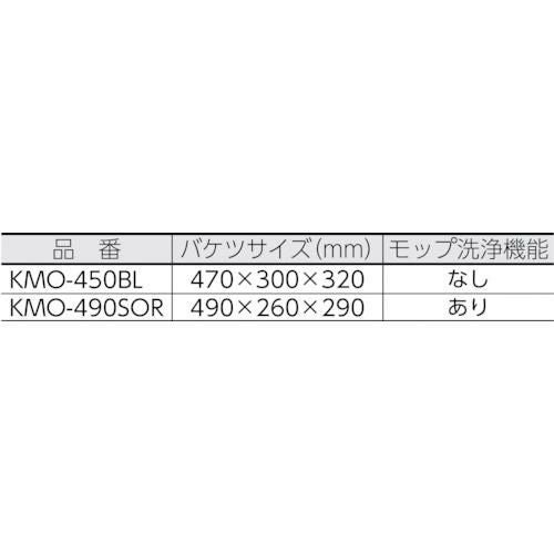IRIS 536509  回転モップスペアヘッド KMO-K2P オレンジ
