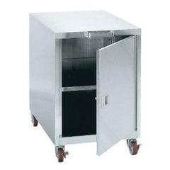 ステンレス キャビネットワゴン SS-FC/外寸：幅445×奥行570×高さ630mm