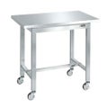 ステンレス作業台(移動式) SUS-096BSSN/外寸：幅900×奥行600×高さ802mm
