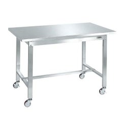 ステンレス作業台(移動式) SUS-127BSSN/外寸：幅1200×奥行750×高さ802mm