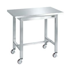 ステンレス作業台(移動式) SUS4-096BN/外寸：幅900×奥行600×高さ802mm
