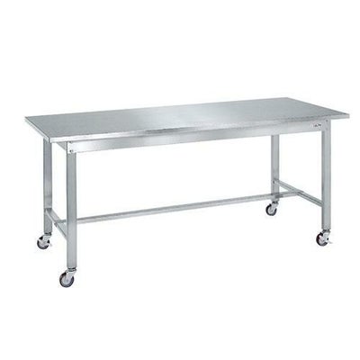 ステンレス作業台(移動式) SUS4-127BN/外寸：幅1200×奥行750×高さ802mm