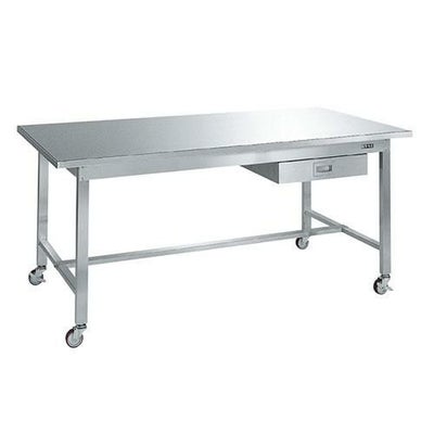 ステンレス作業台(移動式) SUS4A-187BN/外寸：幅1800×奥行750×高さ802mm