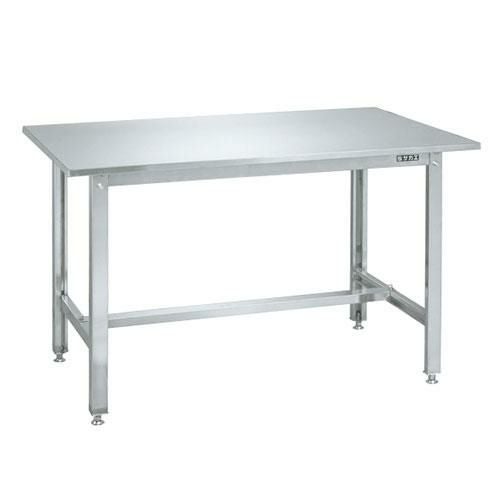 ステンレス作業台(ステンレスカブセ天板) SUS4-127HCLC/外寸：幅1200×奥行750×高さ800mm