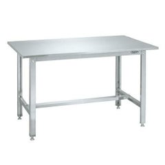 ステンレス作業台(ステンレスカブセ天板) SUS4-127HCLC/外寸：幅1200×奥行750×高さ800mm