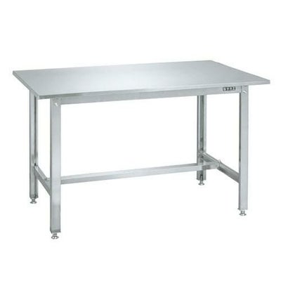 ステンレス作業台(ステンレスカブセ天板) SUS4-127HCLC/外寸：幅1200×奥行750×高さ800mm