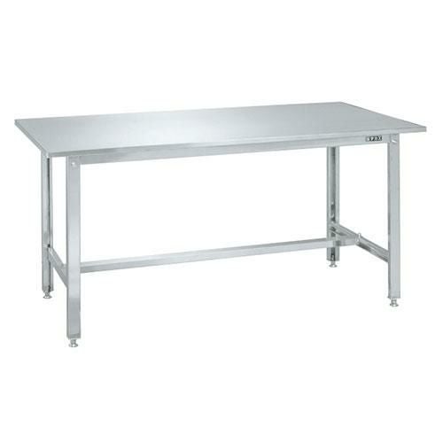 ステンレス作業台(ステンレスカブセ天板) SUS4-157HCLC/外寸：幅1500×奥行750×高さ800mm