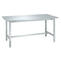 ステンレス作業台(ステンレスカブセ天板) SUS4-157HCLC/外寸：幅1500×奥行750×高さ800mm