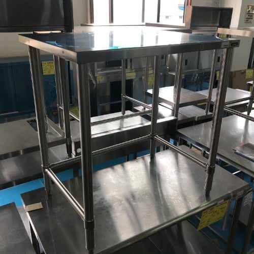 中古】作業台 三方枠 タニコー 幅800×奥行600×高さ850 【送料別途見積