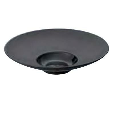 ワイドリムクーププレート 29cm_ブラック