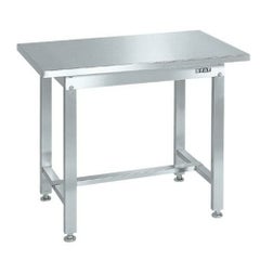 ステンレス作業台(ステンレスカブセ天板) SUS4-096PC/外寸：幅900×奥行600×高さ740mm