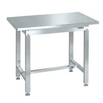 ステンレス作業台(ステンレスカブセ天板) SUS4-096PC/外寸：幅900×奥行600×高さ740mm