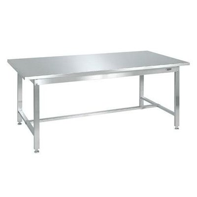 ステンレス作業台(ステンレスカブセ天板) SUS4-187PC/外寸：幅1800×奥行750×高さ740mm