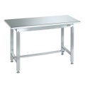 ステンレス作業台(天板R付) SUS4-157R/外寸：幅1500×奥行750×高さ740mm