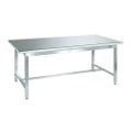 ステンレス作業台(天板R付) SUS4-187R/外寸：幅1800×奥行750×高さ740mm