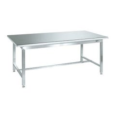 ステンレス作業台(天板R付) SUS3-187R/外寸：幅1800×奥行750×高さ740mm