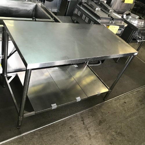 中古】作業台 BGなし 幅1200×奥行600×高さ800 【送料別途見積】【業務