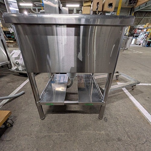中古】一槽シンク BGなし 幅600×奥行600×高さ800 【送料別途見積